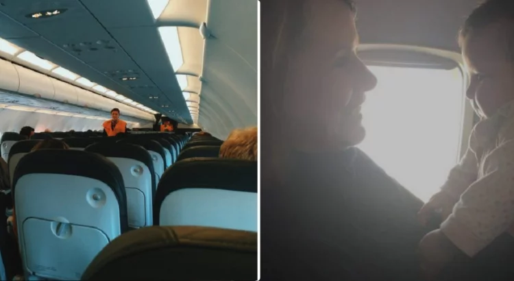 Moteris su dviem kūdikiais buvo varoma iš lėktuvo lauk, kol į jos ir stiuardesės pokalbį neįsikišo nepažįstamoji, nustebinusi savo veiksmais