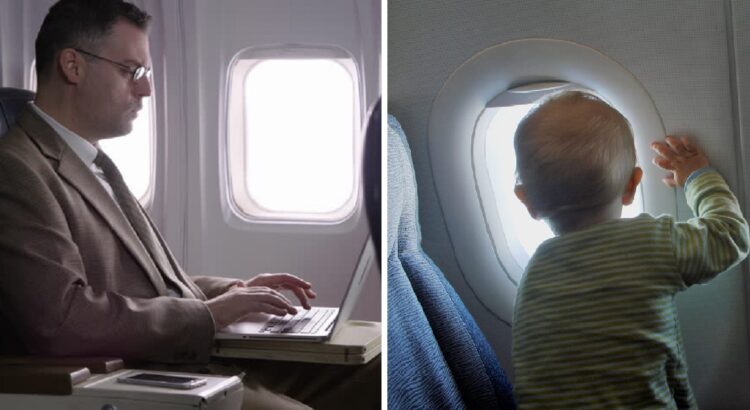 Vyrui subjuro nuotaika pamačius, kad lėktuve šalia jo sėdės mama su kūdikiu. Tačiau jauna mergina labai nustebino savo poelgiu, kuriam ji pasiruošė iš anksto