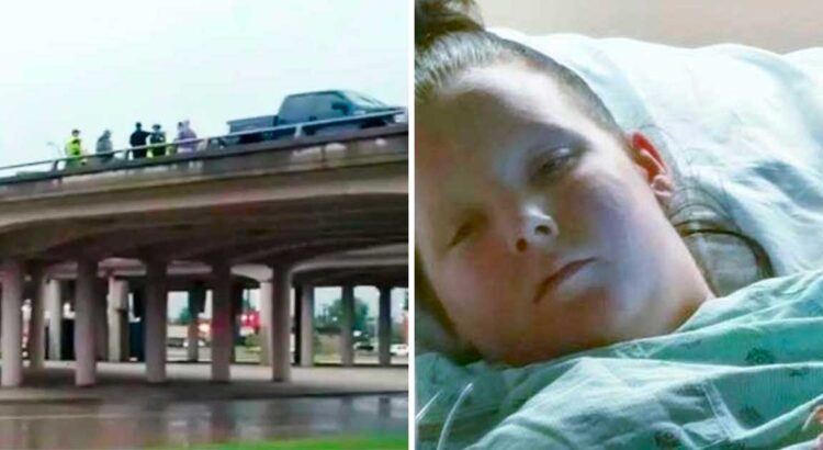 Automobilis partrenkė moterį ir ji nukrito nuo aukšto tilto. Medikai neteko žado pamatę, ką sunkiai sužeista moteris laiko savo rankose