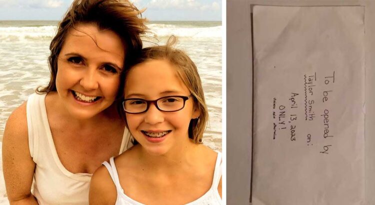 Tėvai sunkiai išgyveno dvylikametės dukros netektį, tačiau po kurio laiko rado paslaptingą laišką, kuris atėmė žadą