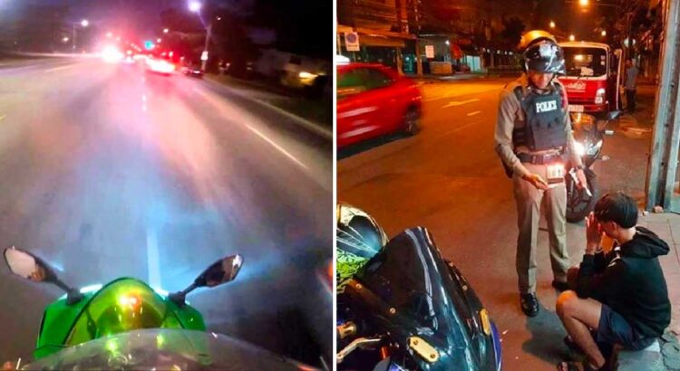 Pareigūnas sustabdė motociklininką, kuris stipriai viršijo greitį. Nusižengusio jaunuolio pasiaiškinimas kaip reikiant nustebino pareigūną ir jis ėmėsi skubių veiksmų