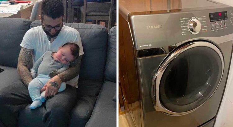 Jaunas tėtis nusipirko naudotą skalbimo mašiną, tačiau jis liko šokiruotas, kai pažvelgė į skalbyklės vidų